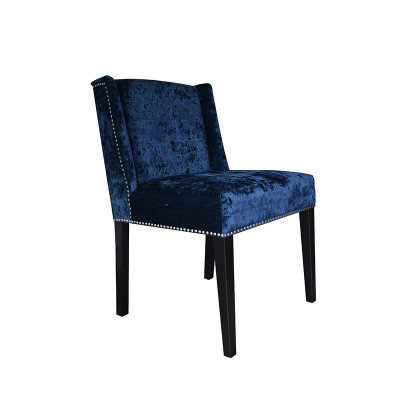 Louis kék bársony szék