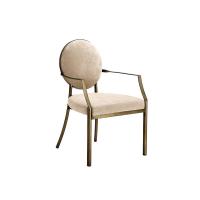 Scribe bronz karfás szék