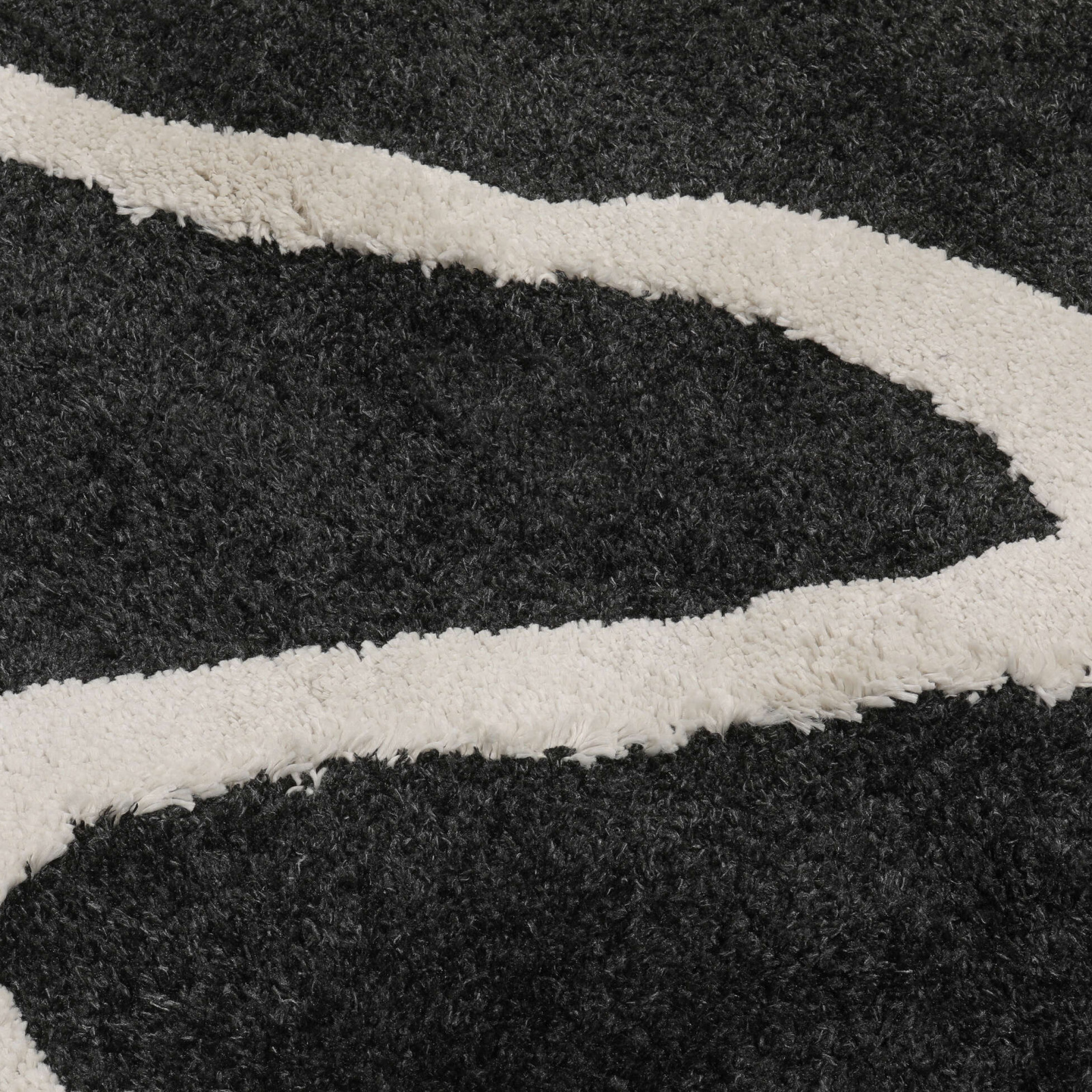 Ginori fekete kerek szőnyeg