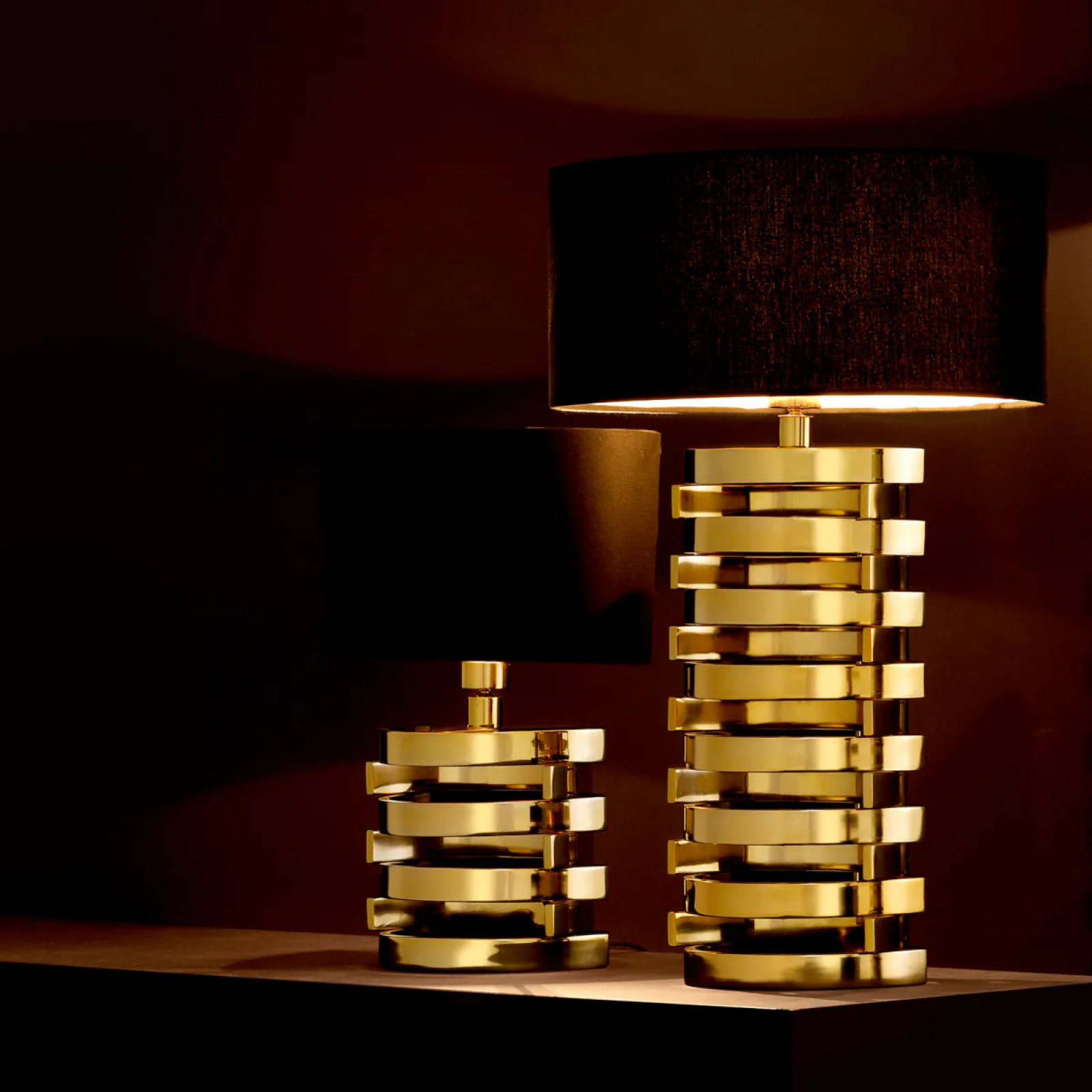Boxter L arany asztali lámpa