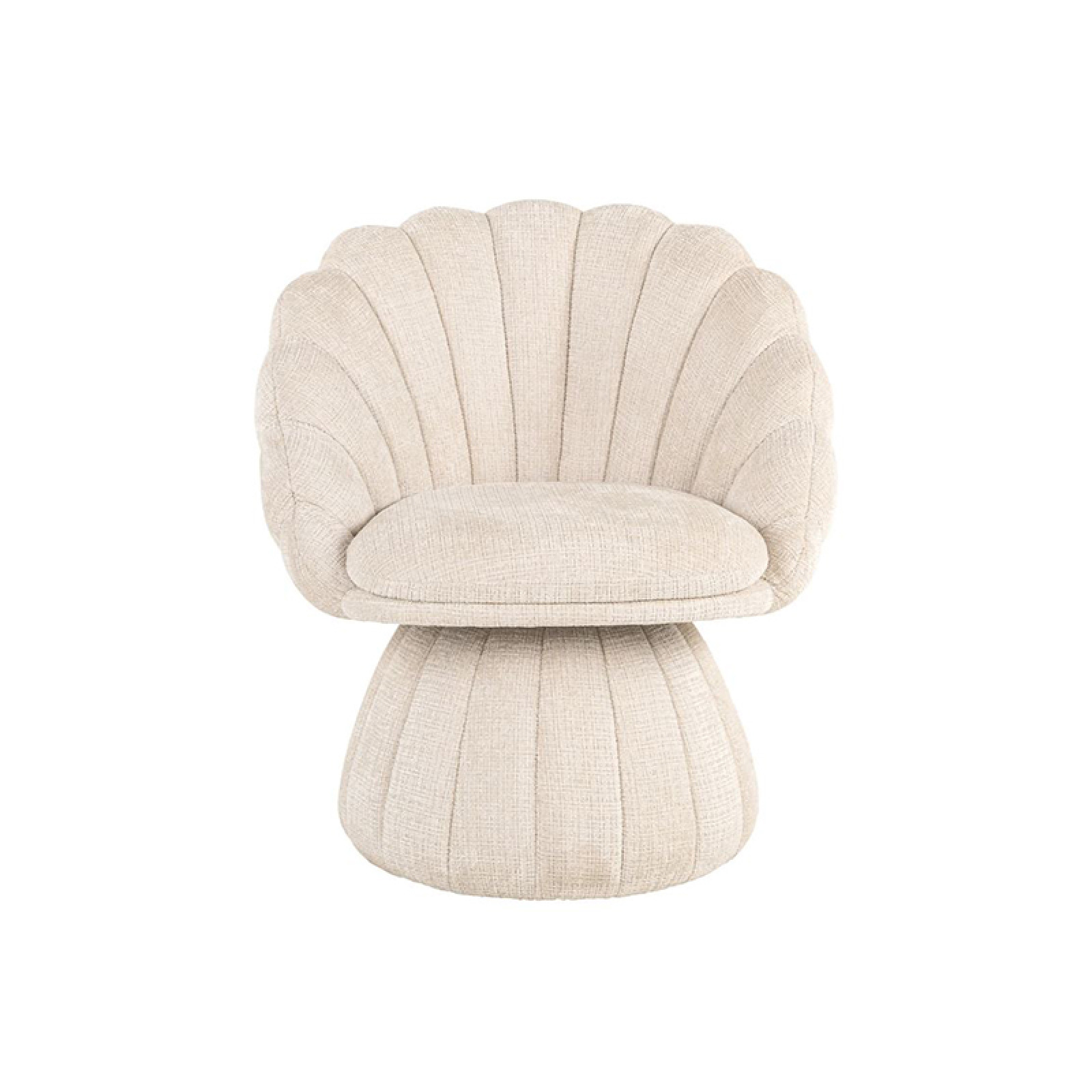 Blossom beige chenille szék