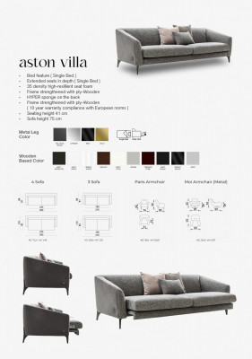 Aston Villa kanapé