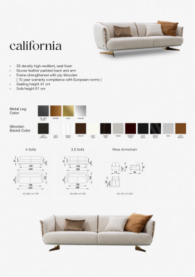 California kanapé