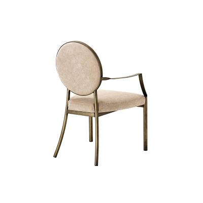 Scribe bronz karfás szék