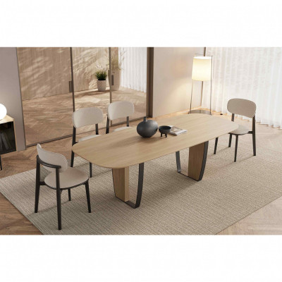 Barcelona tölgy étkezőasztal