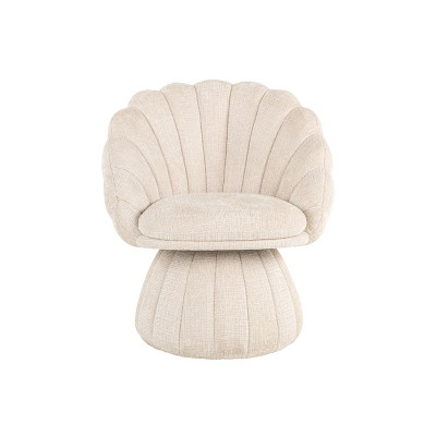 Blossom beige chenille szék