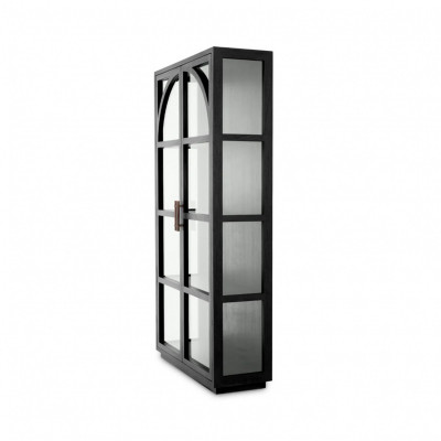 San Bernardino fekete könyvespolc